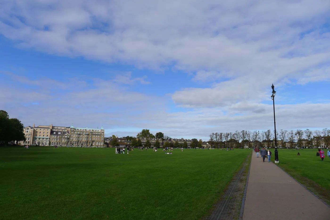 Parker's Piece, where the Bridge the Gap walk starts and finishes