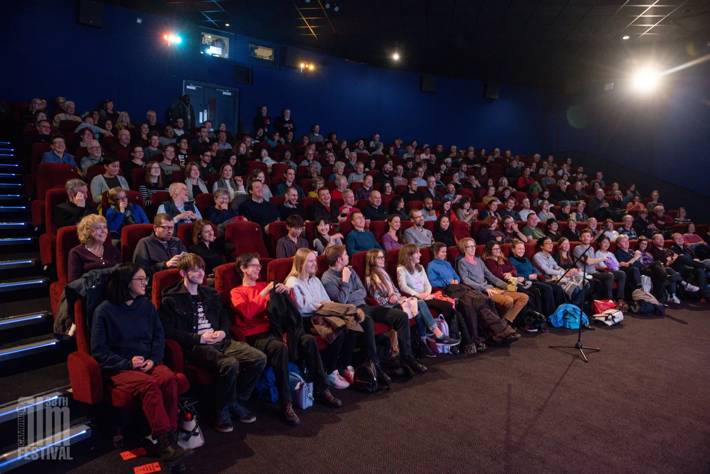 An audience at the 38th Cambridge Film Festival. This year is the 45th, running for eleven days from 22 October