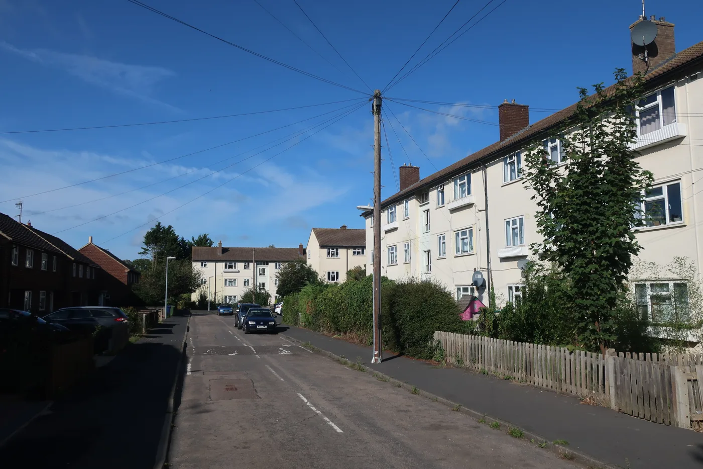 Flats on Ekin Road, photographed in 2023. The council says the estate's flat blocks have structural problems