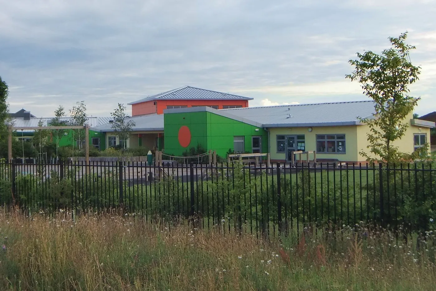 Orchard Park Community Primary School on Ringfort Road. The photograph is not dated and was not taken during the inspection